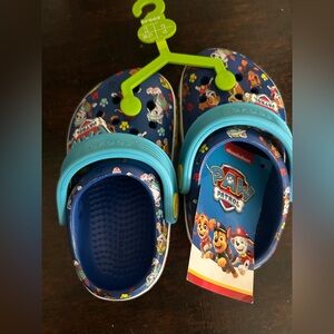 Paw Patrol Kids Crocs - Blue and Multicolor